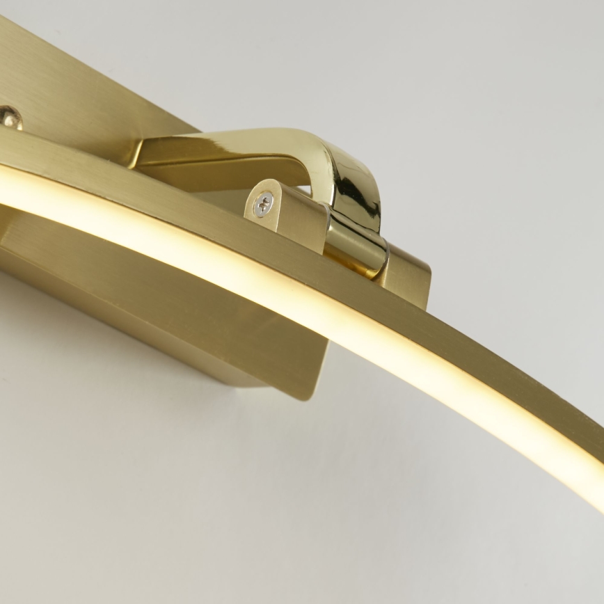 Searchlight - LED Vägglampa SANTORINI LED/8,2W/230V mässing