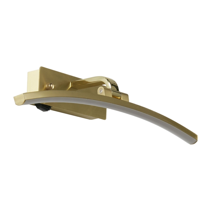 Searchlight - LED tavelbelysning SANTORINI LED/8,2W/230V mässing