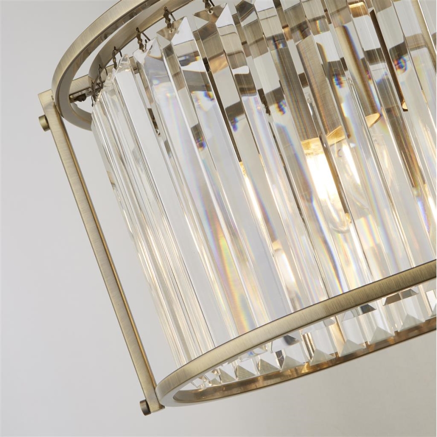 Searchlight - Ljuskrona på kedja VICTORIA 5xE27/60W/230V mässing