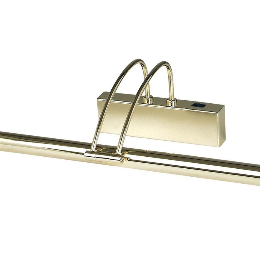 Searchlight 8343PB - LED-bildlampa LED/14W/230V guld