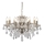 Searchlight 8738-8AB - Kristallkrona med kedja PARIS 8xE14/40W/230V