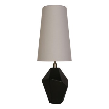 Searchlight - Bordslampa APEX 1xE27/60W/230V svart/grå