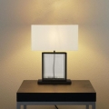 Searchlight - Bordslampa CLARENDON 1xE27/60W/230V svart