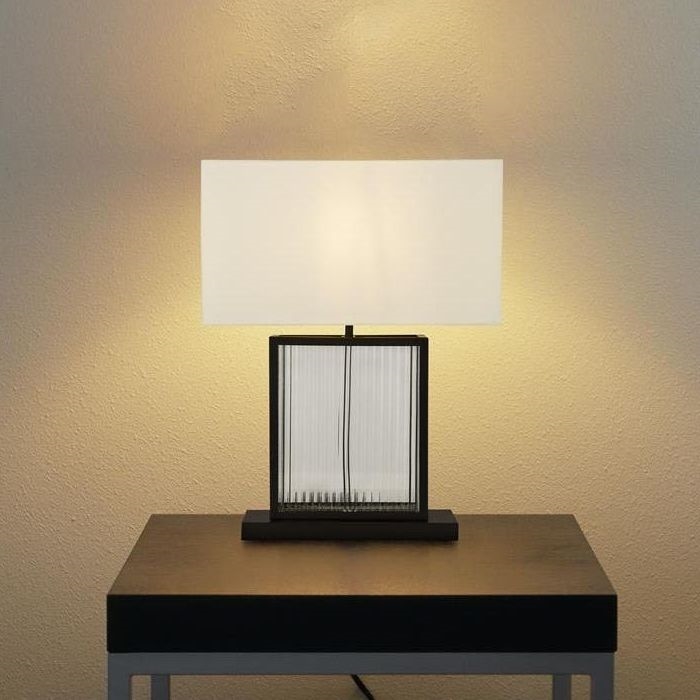 Searchlight - Bordslampa CLARENDON 1xE27/60W/230V svart