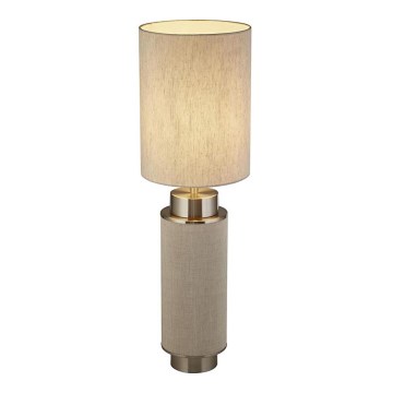 Searchlight - Bordslampa FLASK 1xE27/60W/230V beige