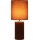 Searchlight - Bordslampa GROOVE 1xE14/60W/230V bordeaux