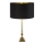Searchlight - Bordslampa WHITBY 1xE27/10W/230V svart/guld