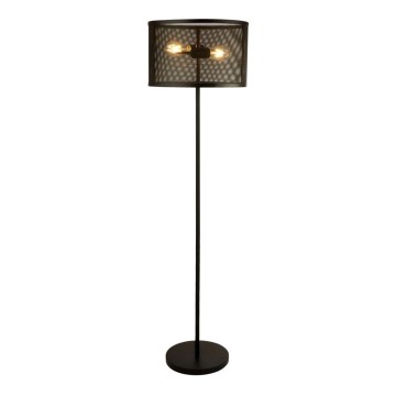 Searchlight EU2832-2BK - Golvlampa FISHNET 2xE27/60W/230V svart