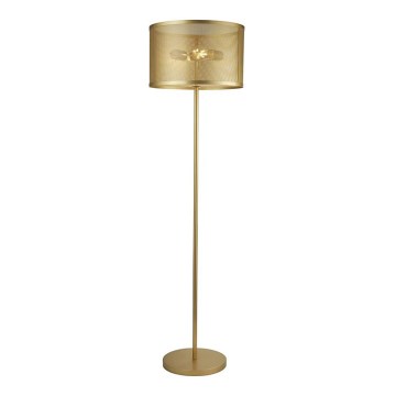 Searchlight EU2832-2GO - Golvlampa FISHNET 2xE27/60W/230V guld