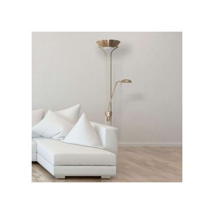 Searchlight - Ljusreglerad golvlampa MOTHILD 1xR7s/14W+1xG9/8W/230V