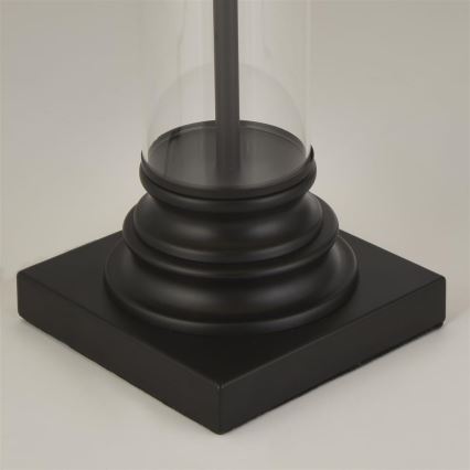 Searchlight - Bordslampa PEDESTAL 1xE27/60W/230V svart