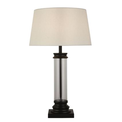 Searchlight - Bordslampa PEDESTAL 1xE27/60W/230V svart