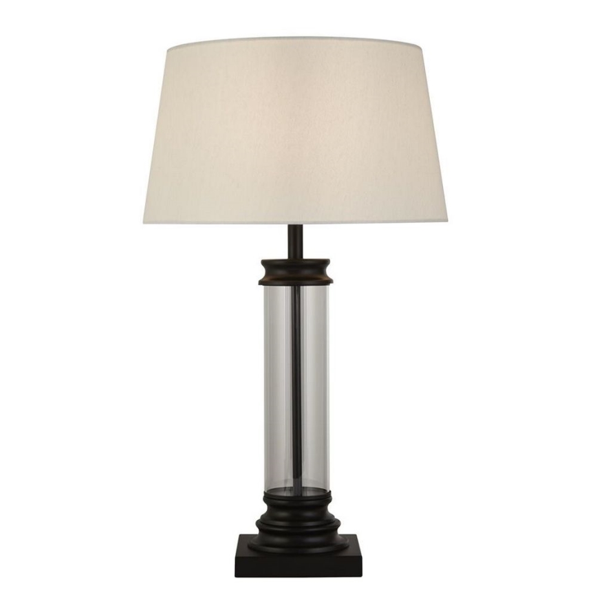 Searchlight - Bordslampa PEDESTAL 1xE27/60W/230V svart