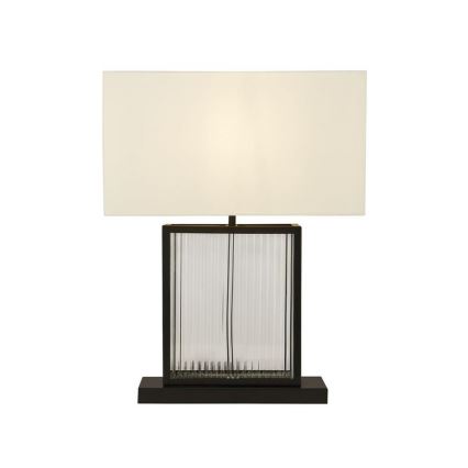 Searchlight - Bordslampa CLARENDON 1xE27/60W/230V svart