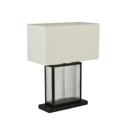Searchlight - Bordslampa CLARENDON 1xE27/60W/230V svart