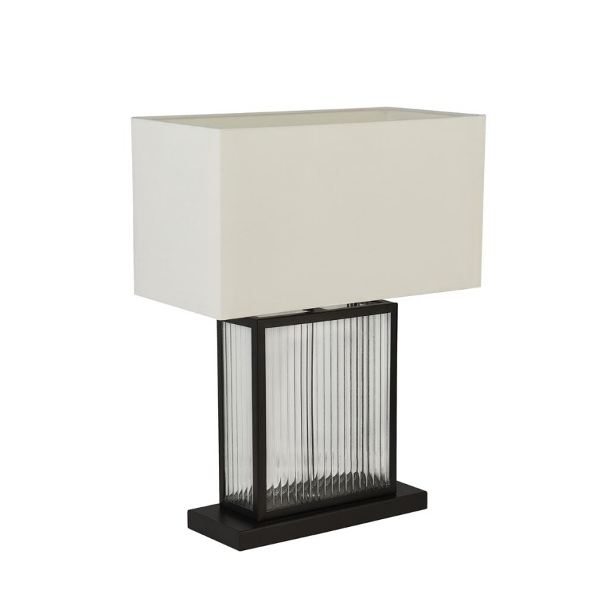 Searchlight - Bordslampa CLARENDON 1xE27/60W/230V svart