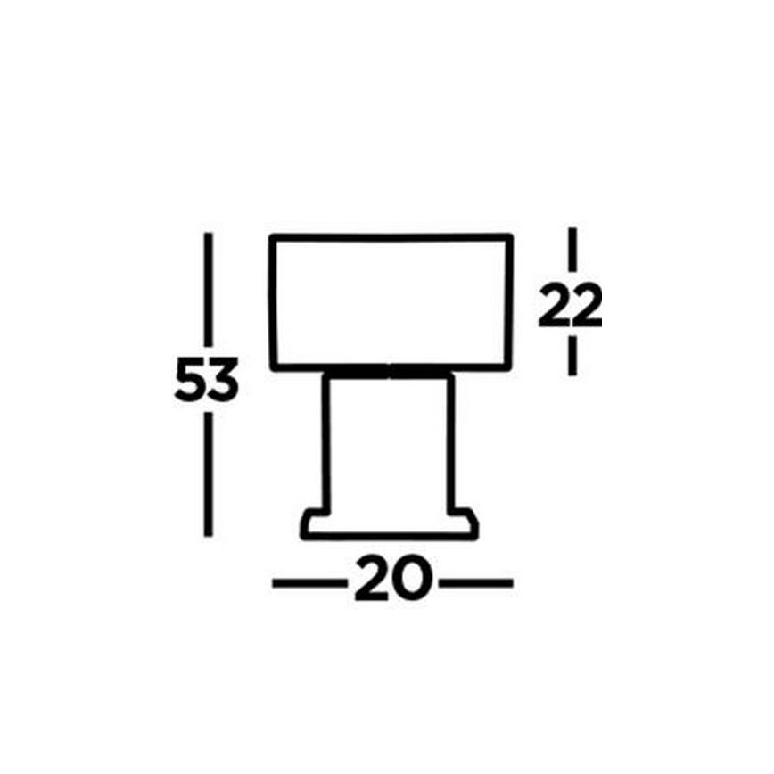 Searchlight - Bordslampa CLARENDON 1xE27/60W/230V svart