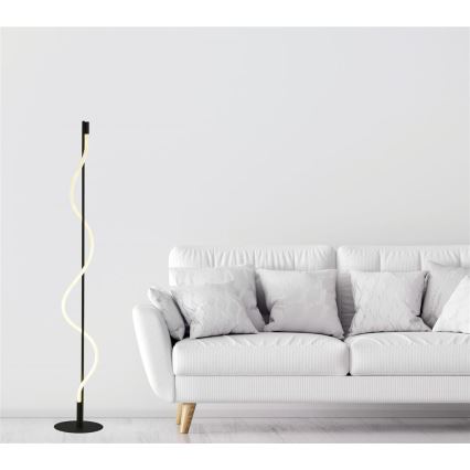 Searchlight - LED Dimbar golvlampa REMY LED/20W/230V svart