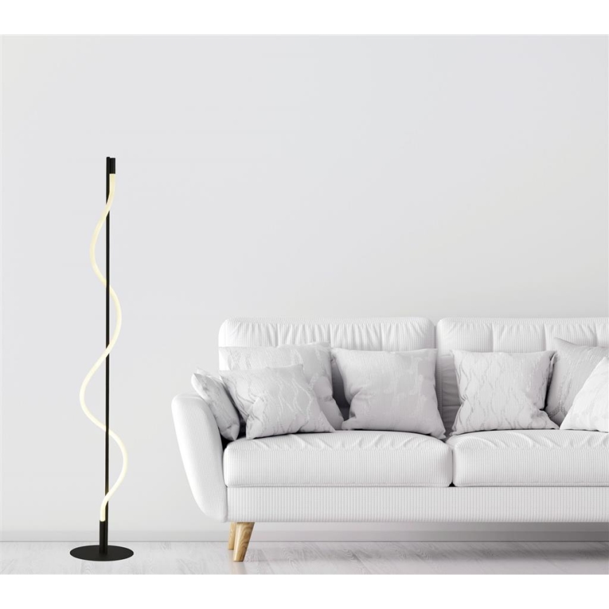 Searchlight - LED Dimbar golvlampa REMY LED/20W/230V svart