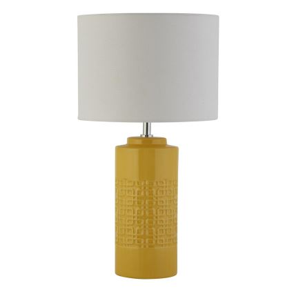 Searchlight - Bordslampa CHARLESTON 1xE27/10W/230V keramik