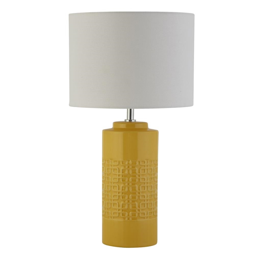 Searchlight - Bordslampa CHARLESTON 1xE27/10W/230V keramik