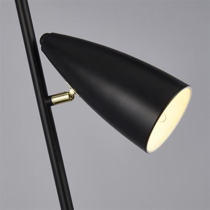 Searchlight - Golvlampa STYLUS 2xE14/7W/230V svart