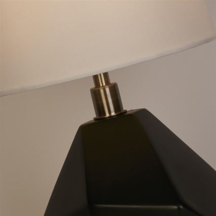 Searchlight - Bordslampa APEX 1xE27/60W/230V svart/grå