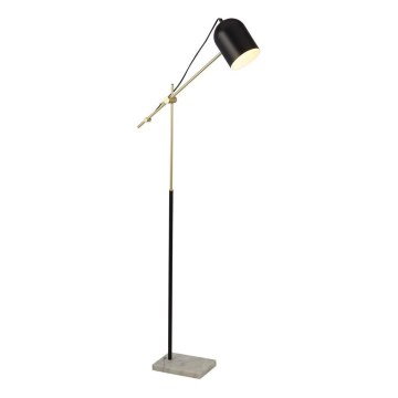 Searchlight - Golvlampa ODYSSEY 1xE27/7W/230V svart