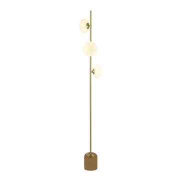 Searchlight - Golvlampa PEBBLE 3xG9/33W/230V mässing