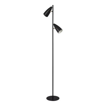 Searchlight - Golvlampa STYLUS 2xE14/7W/230V svart