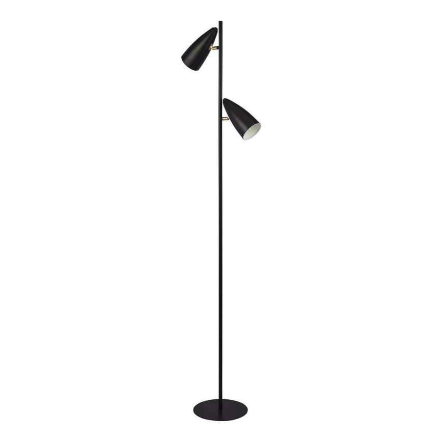 Searchlight - Golvlampa STYLUS 2xE14/7W/230V svart