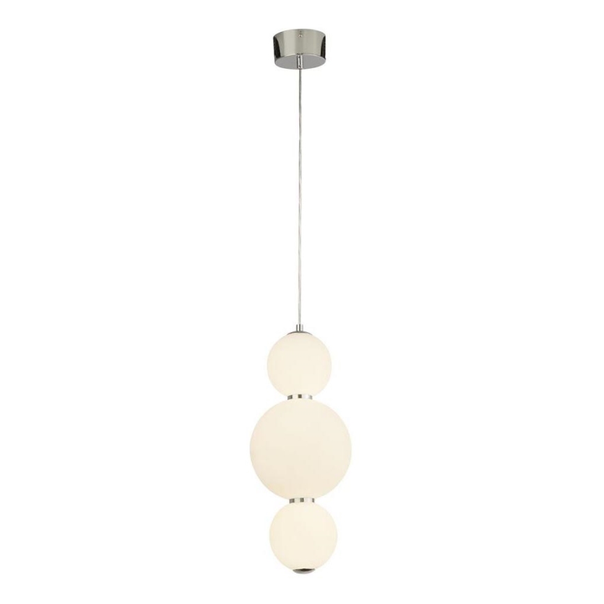 Searchlight-LED Ljuskrona med upphängning SNOWBALL LED/18W/230V