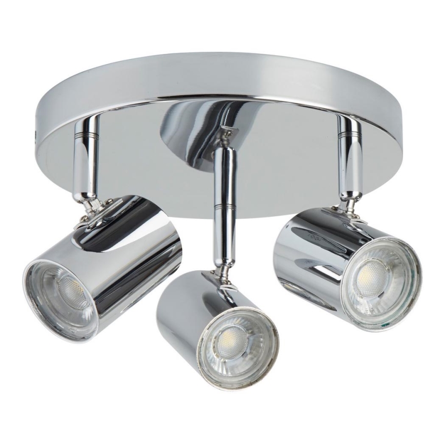 Searchlight - LED spotlight ROLLO 3xLED/4W/230V skinande krom