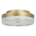 Searchlight - LED-taklampa CYPRUS LED/29W/230V Ø 40 cm guldfärgad