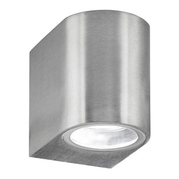 Searchlight - LED Utomhus Väggbelysning LEDO 1xGU10/3W/230V IP44 silver