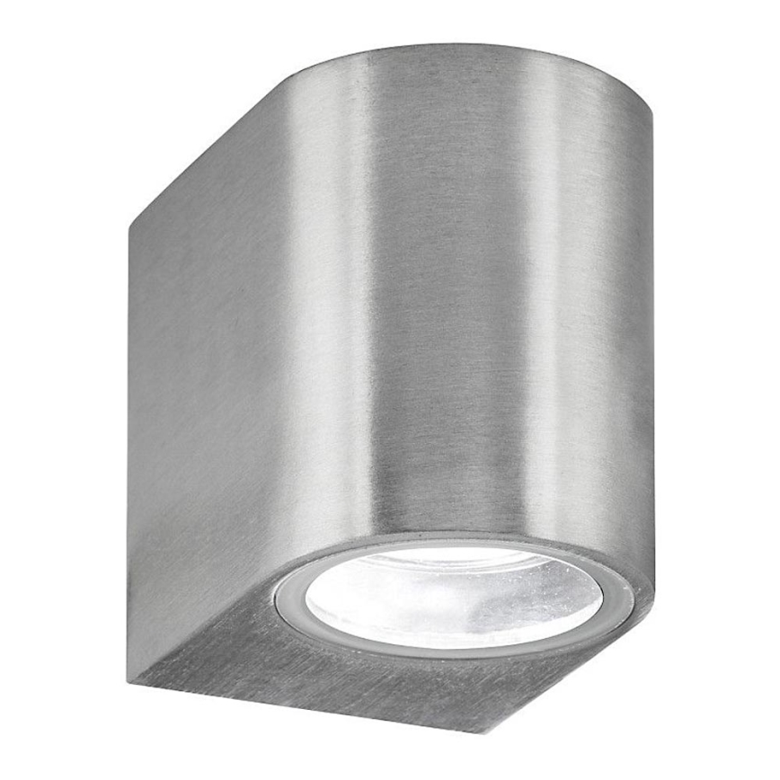 Searchlight - LED Utomhus Väggbelysning LEDO 1xGU10/3W/230V IP44 silver