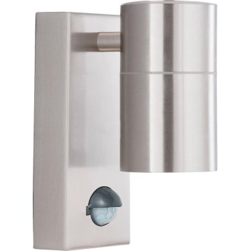 Searchlight - LED Utomhus vägglampa med sensor METRO 1xGU10/3W/230V IP44