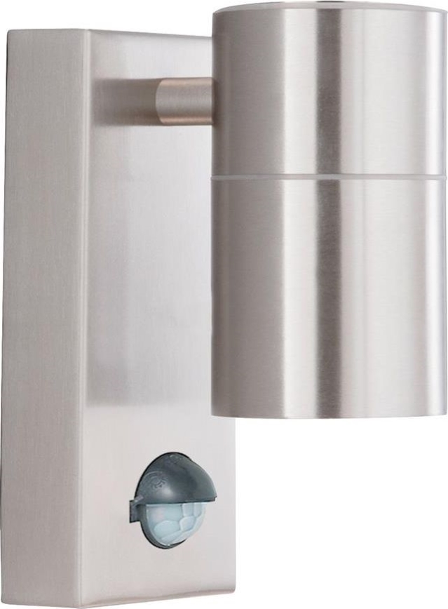 Searchlight - LED Utomhus vägglampa med sensor METRO 1xGU10/3W/230V IP44