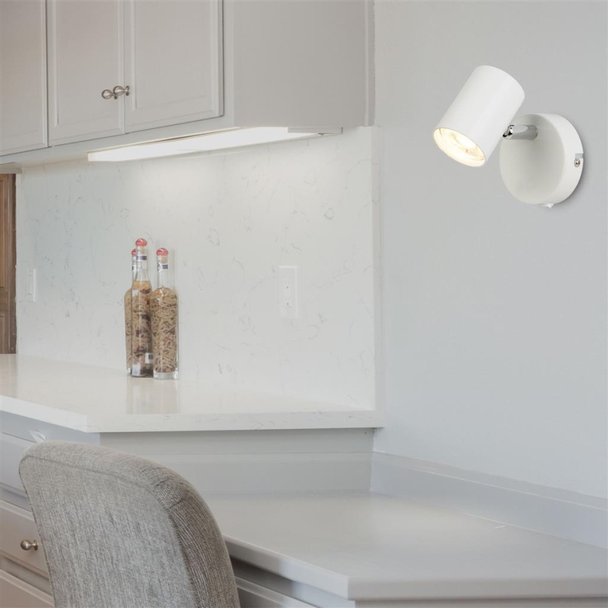 Searchlight - LED Väggspotlight ROLLO 1xLED/4W/230V vit
