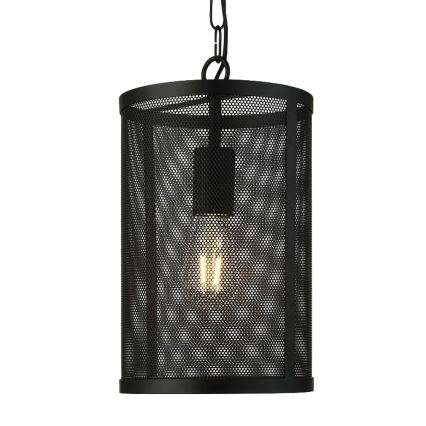 Searchlight - Ljuskrona med kedja FISHNET 1xE27/60W/230V svart