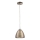 Searchlight - Ljuskrona med textilsladd 1xE27/60W/230V diameter 19 cm skinande krom