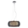 Searchlight - Ljuskrona med textilsladd 2xE27/60W/230V diameter 40 cm svart