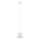 Searchlight - Ljuskrona med textilsladd METAL 1xE27/60W/230V diameter 28 cm vit