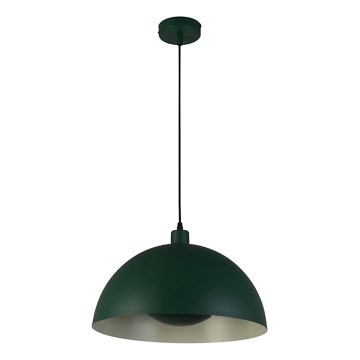 Searchlight - Pendellampa med kabel MARS 1xE27/60W/230V Ø 25 cm grön