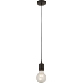 Searchlight - Pendellampa med vajerupphängning SUSPENSION 1xE27/60W/230V svart