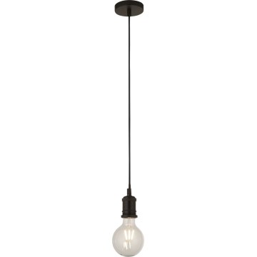 Searchlight - Pendellampa med vajerupphängning SUSPENSION 1xE27/60W/230V svart