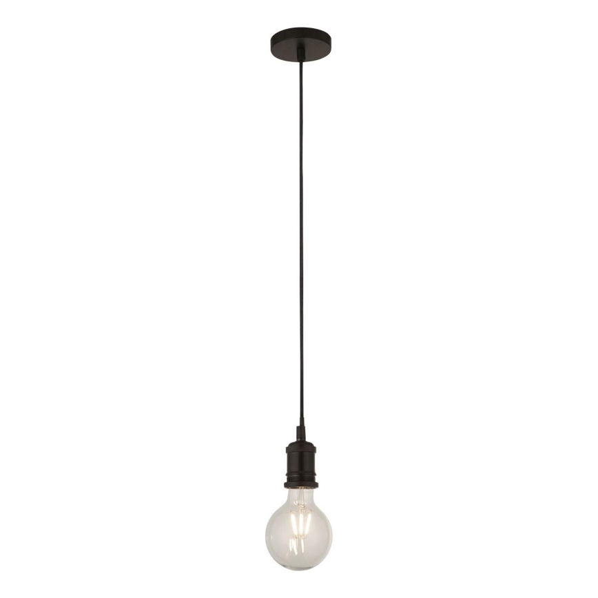Searchlight - Pendellampa med vajerupphängning SUSPENSION 1xE27/60W/230V svart