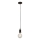 Searchlight - Pendellampa med vajerupphängning SUSPENSION 1xE27/60W/230V svart