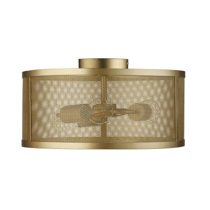 Searchlight - Takbelysning FISHNET 3xE27/60W/230V guld