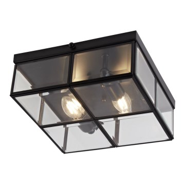 Searchlight - Takbelysning FLUSH 2xE14/40W/230V svart